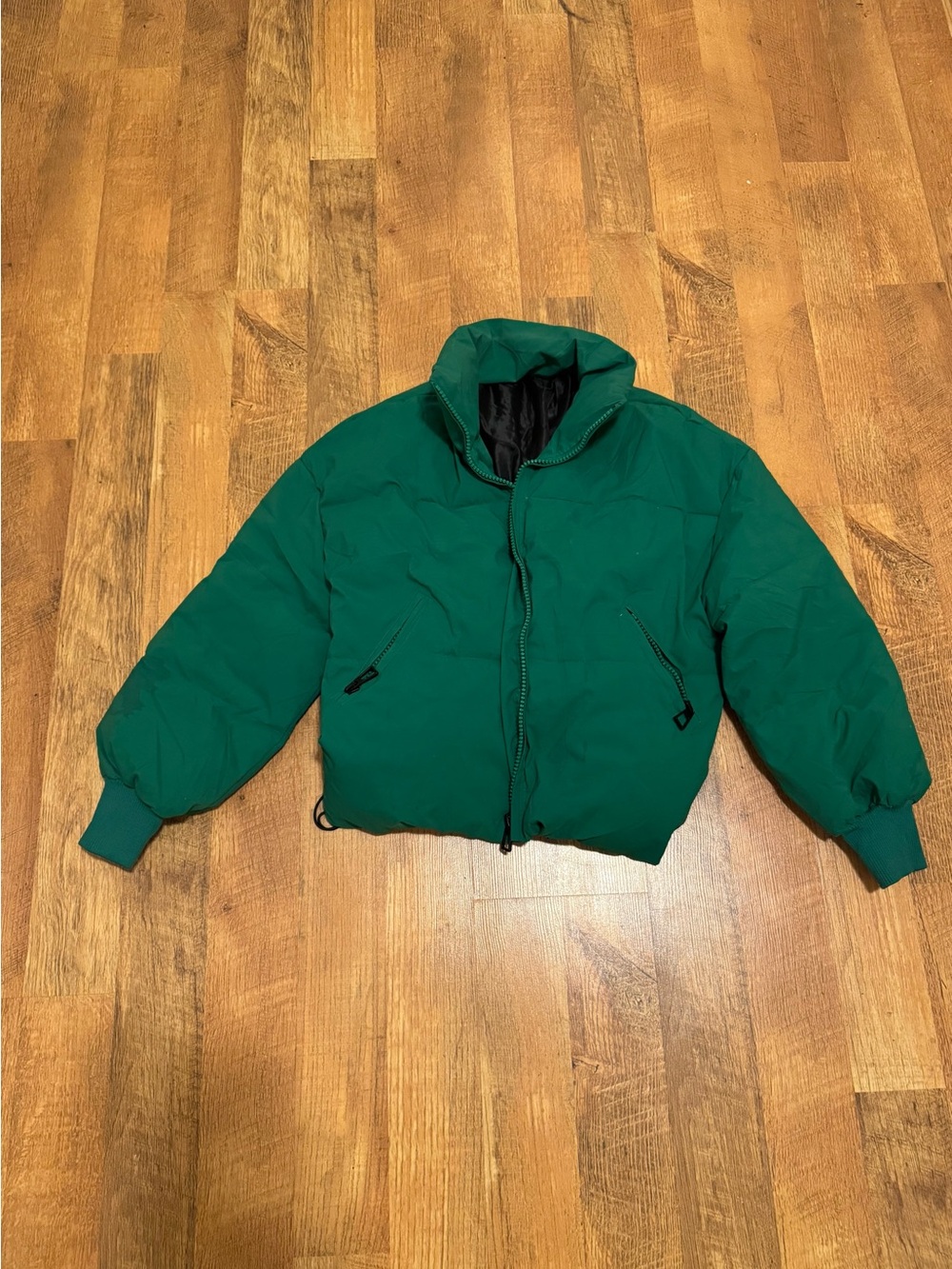 Green Puffer Jacket